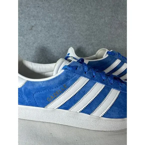 Adidas Gazelle 85 Men’s sz 9.5 Blue Bird Cloud White Mens Athletic Sneaker 2022